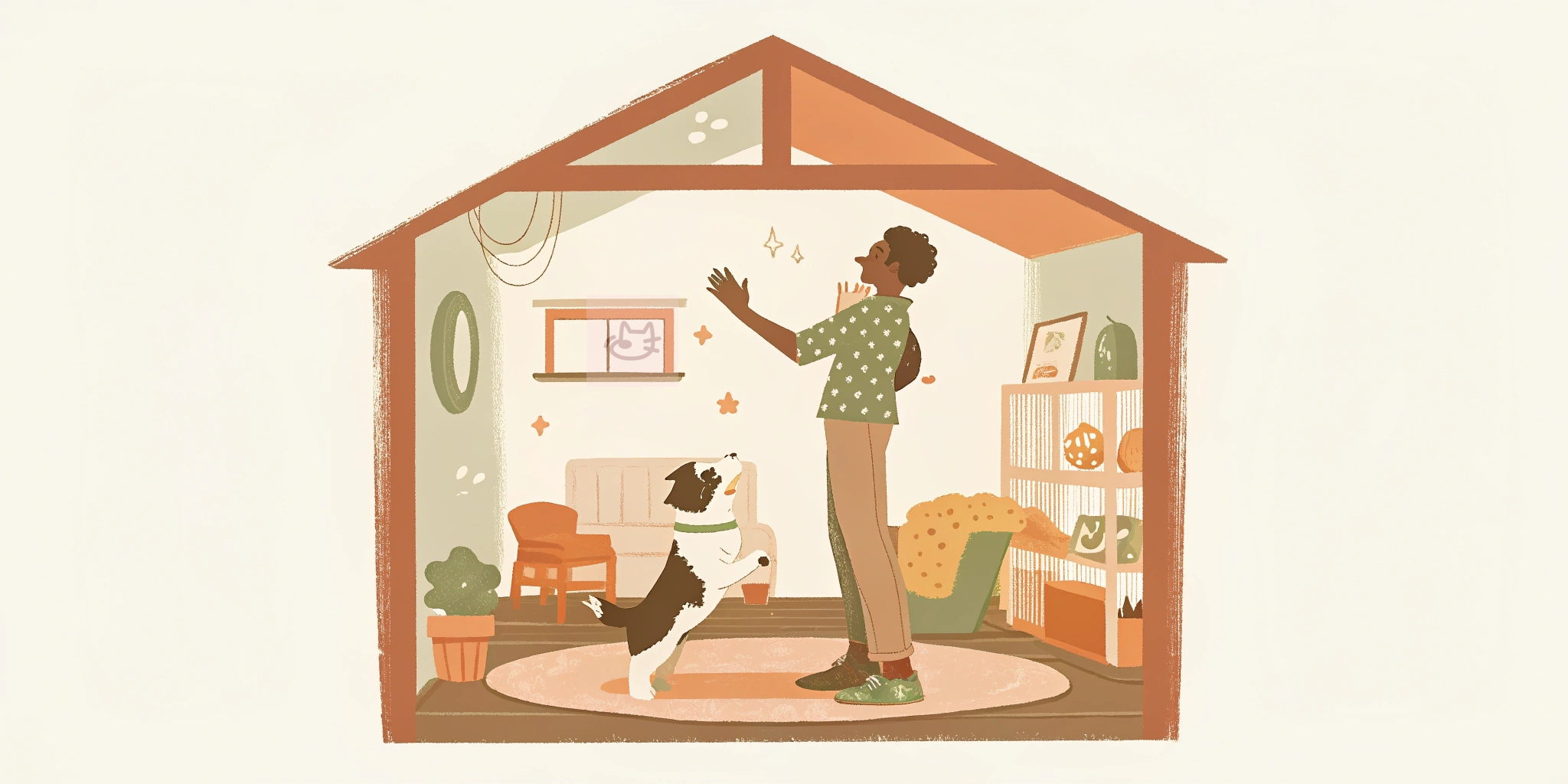 Nuzzy pet training image
